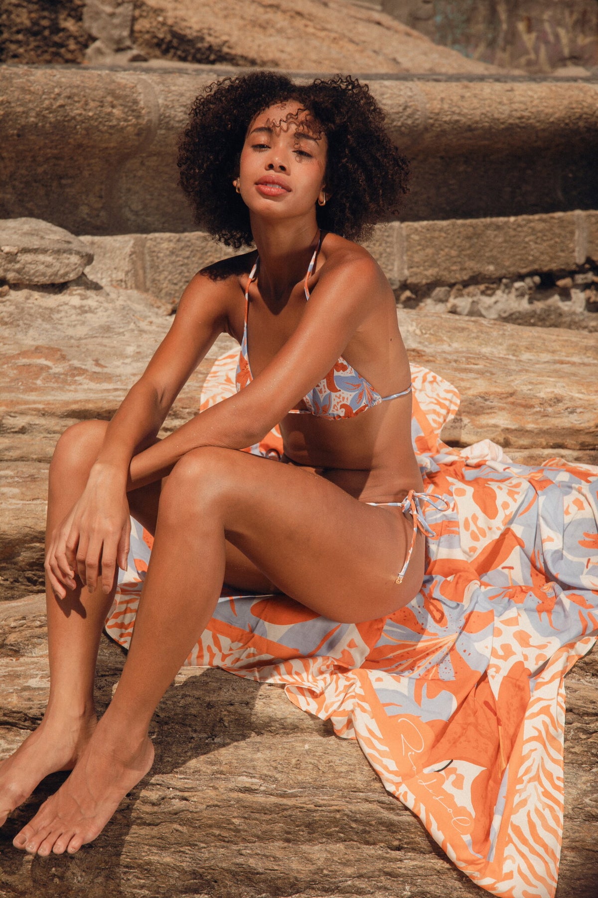 Image 11: Rio De Sol Two Piece Swimwear Set Olyra Tri-Inv Cheeky-Tie
