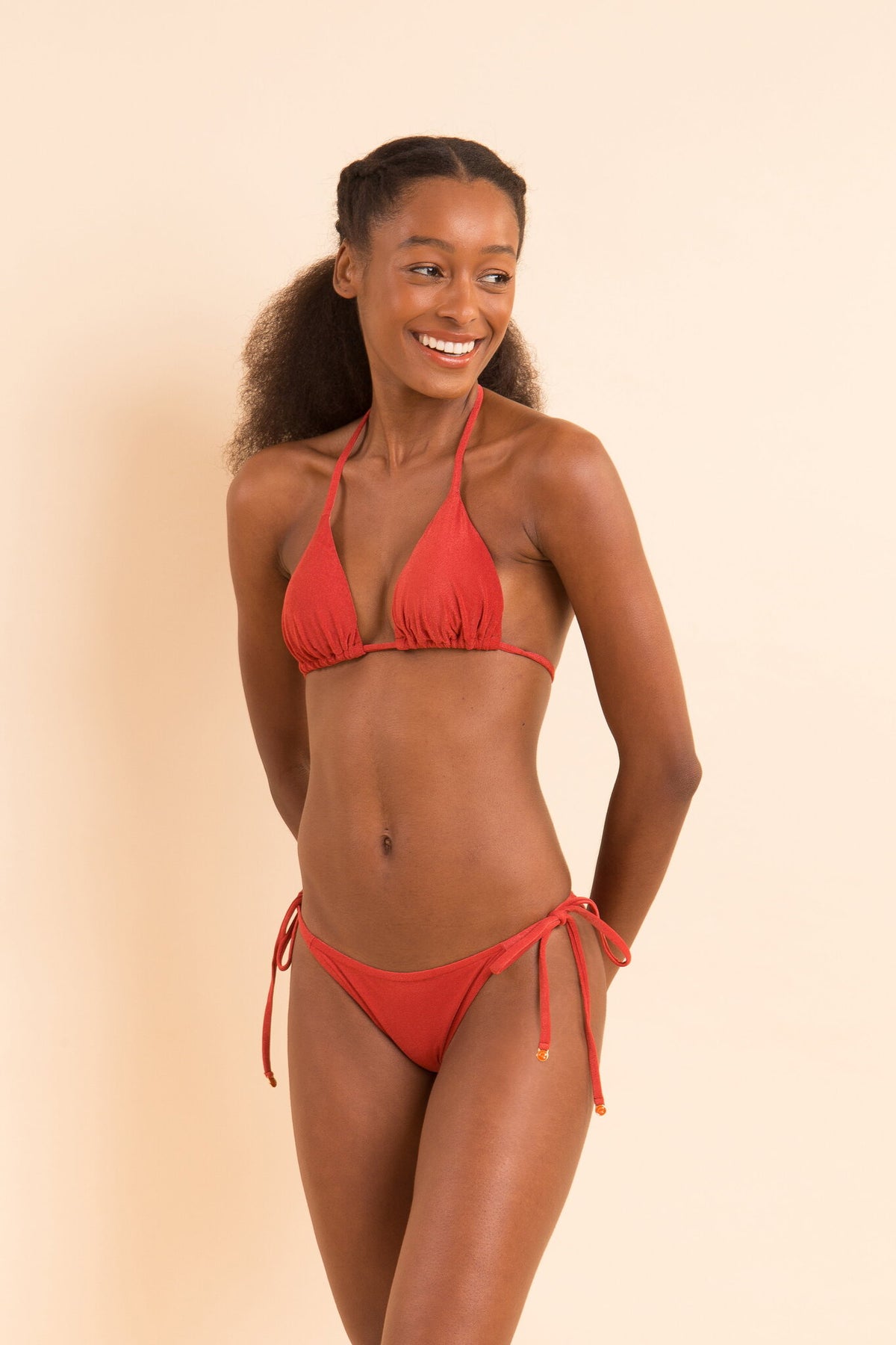 Image 12: Rio De Sol Bikini Bottoms Bottom Malibu-Chili Cheeky-Tie