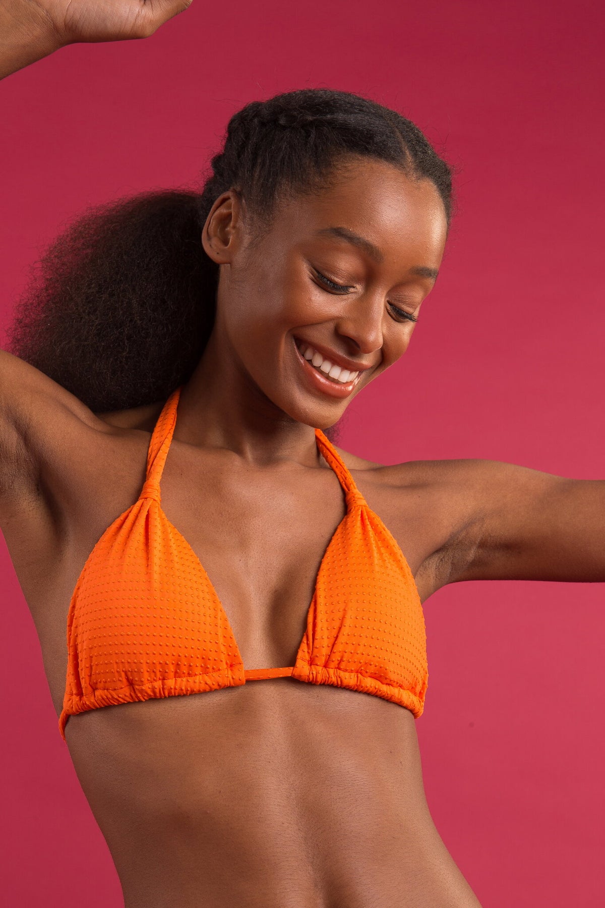 Image 08: Rio De Sol Bikini Tops Top Dots-Orange Mel