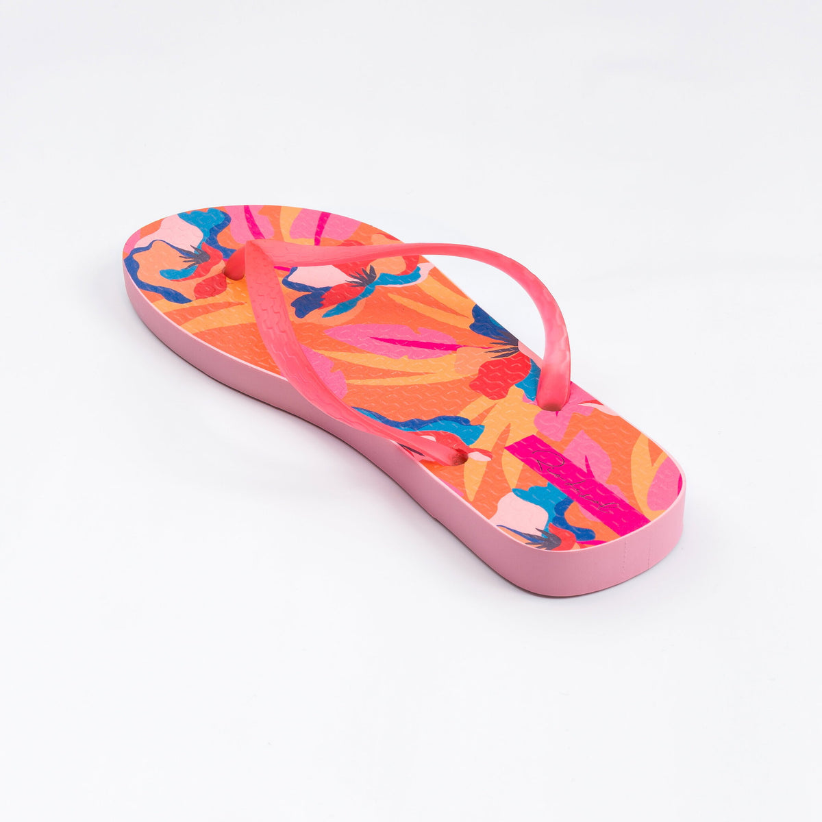 Image 04: Rio De Sol Flip-Flops Orange Bloom Slim