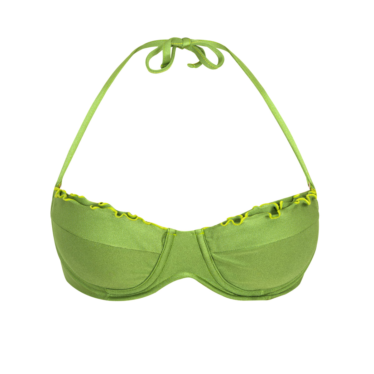 Product Front: Rio De Sol Bikini Tops Top Shimmer-Botanica Balconet-Frufru