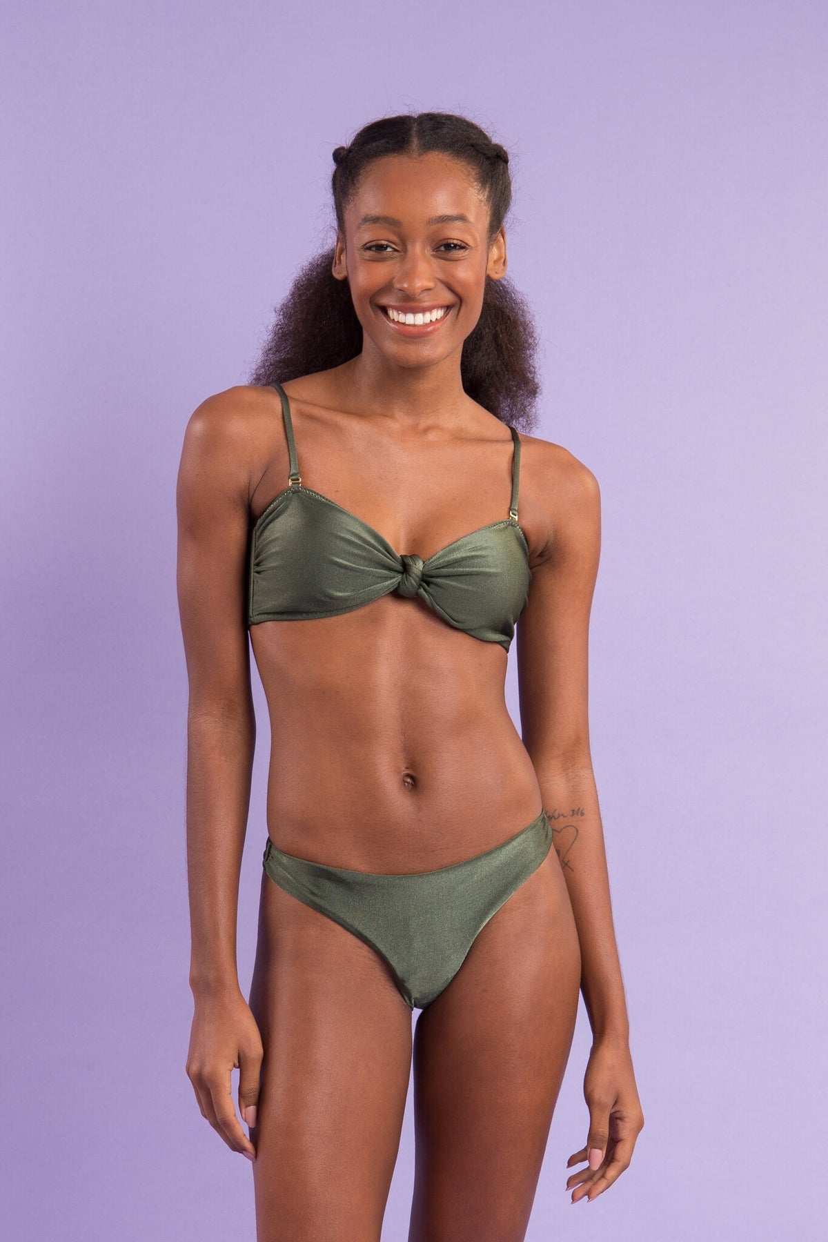 Image 11: Rio De Sol Set Set Croco Bandeau-Joy Essential