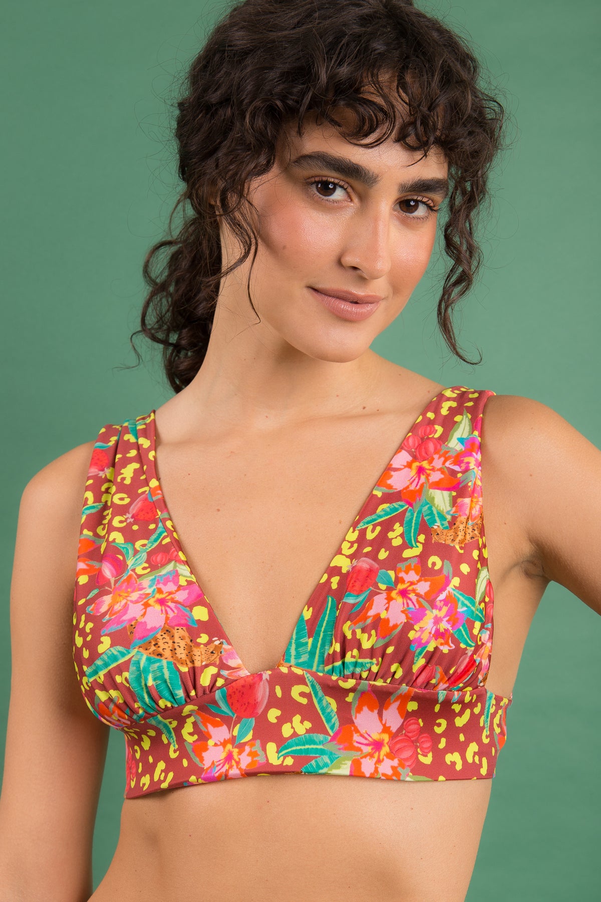 Image 12: Rio De Sol Top Top Tropics Halter-Marina