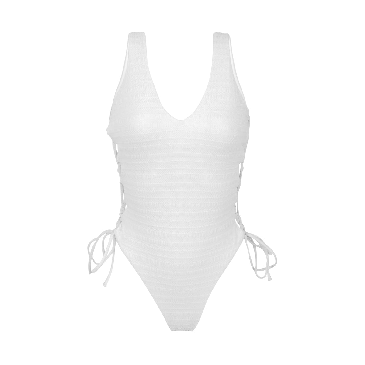 Product Front: Rio De Sol One Piece Swimsuits Memphis-White Zoe