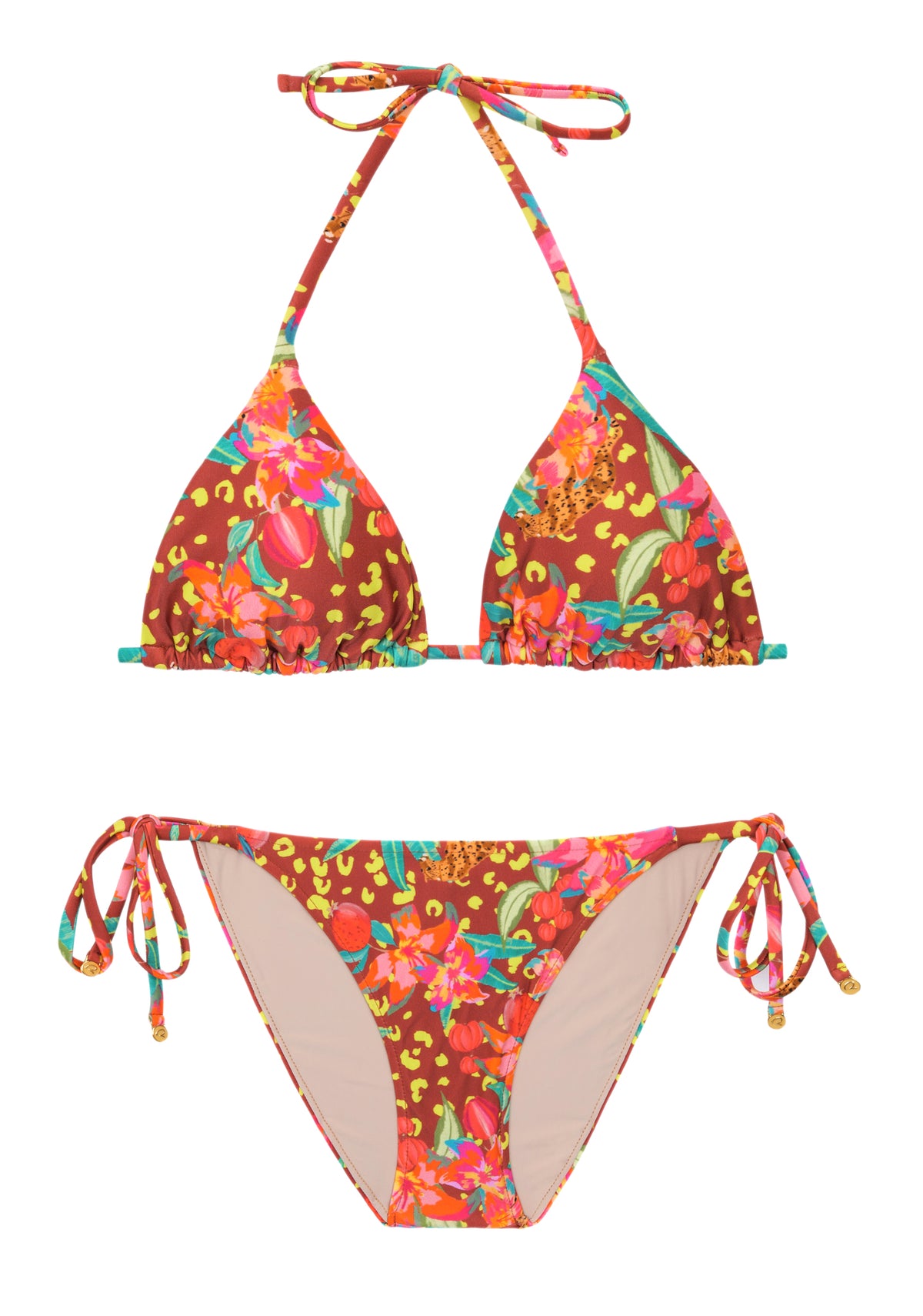 Product Front: Rio De Sol Two Piece Swimwear Set Tropics Tri-Inv Ibiza-Comfy
