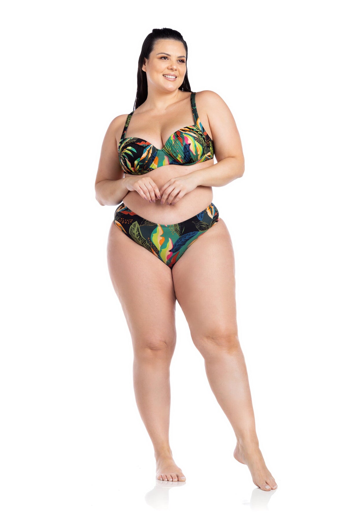 Image 02: La Playa Two Piece Swimwear Basico Jardins