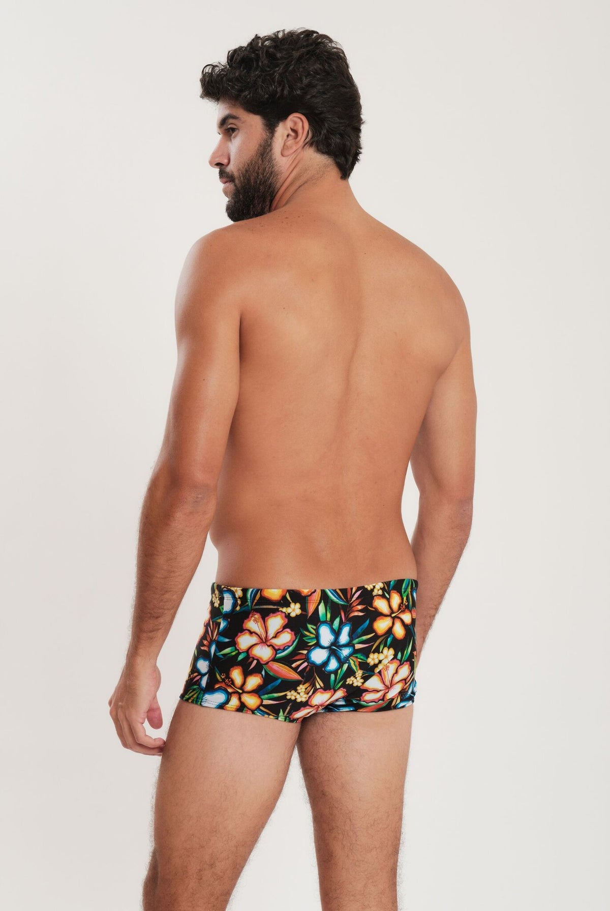Model Back: Blueman Swim Trunks Sunga Army Coquetel