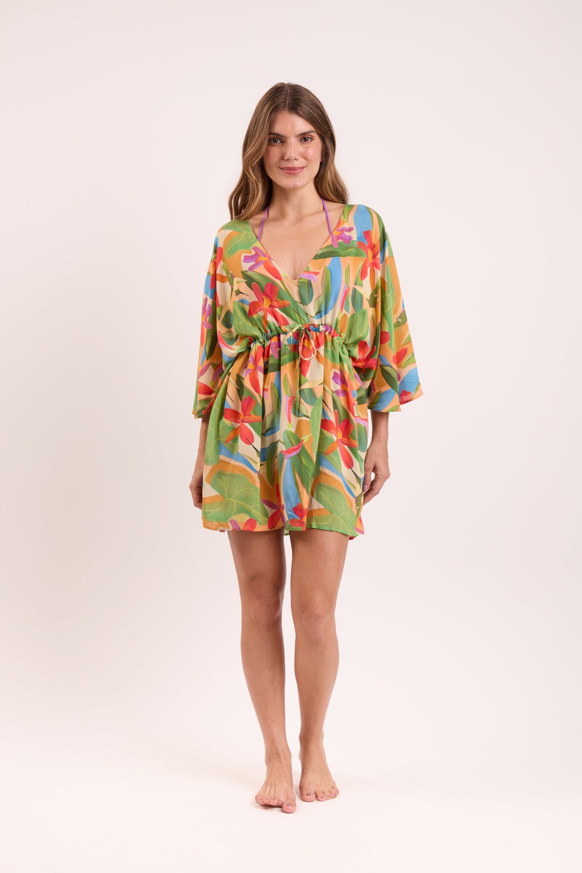 Model Front: Rio De Sol Kaftans And Kimonos Tropical Kaftan Bel