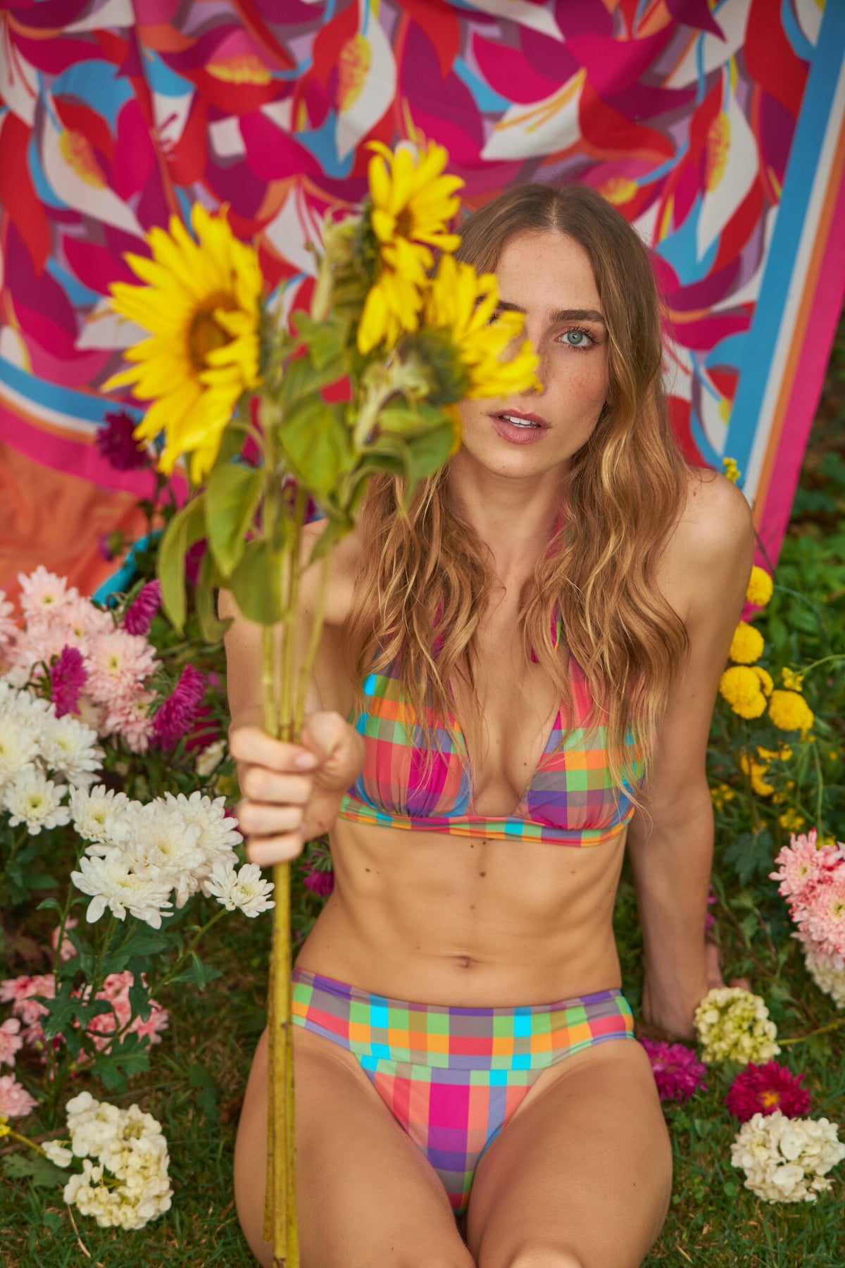 Image 07: Rio De Sol Bikini Tops Top Tulip-Garden Halter-Cos