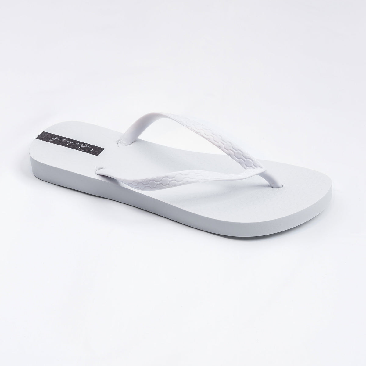 Product Back: Rio De Sol Flip-Flops White Slim