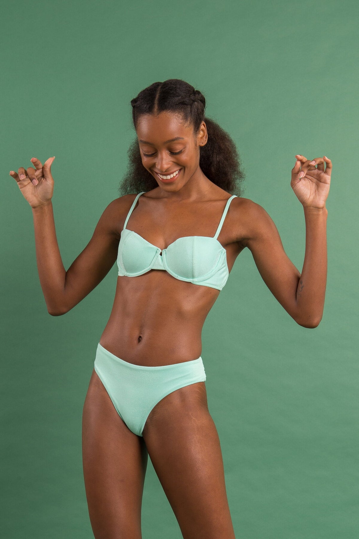 Image 12: Rio De Sol Bikini Bottoms Bottom Malibu-Menta Essential-Comfy