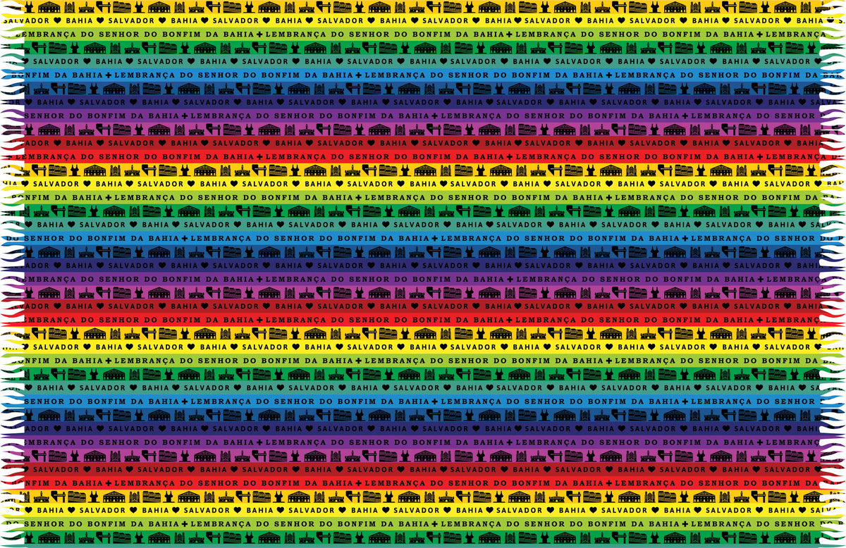 Product Front: Bali Blue Pareo Fitinha Salvador Rainbow