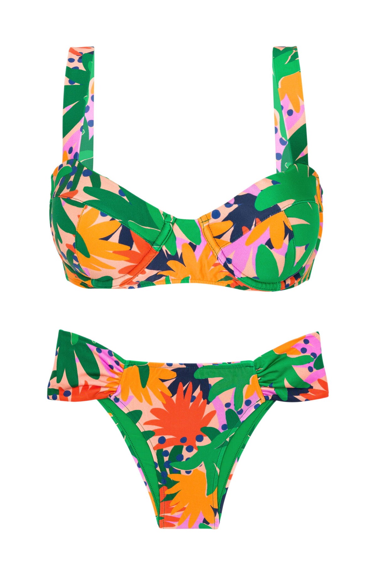 Product Front: Rio De Sol Two Piece Swimwear Set Delight Amelia Baobi