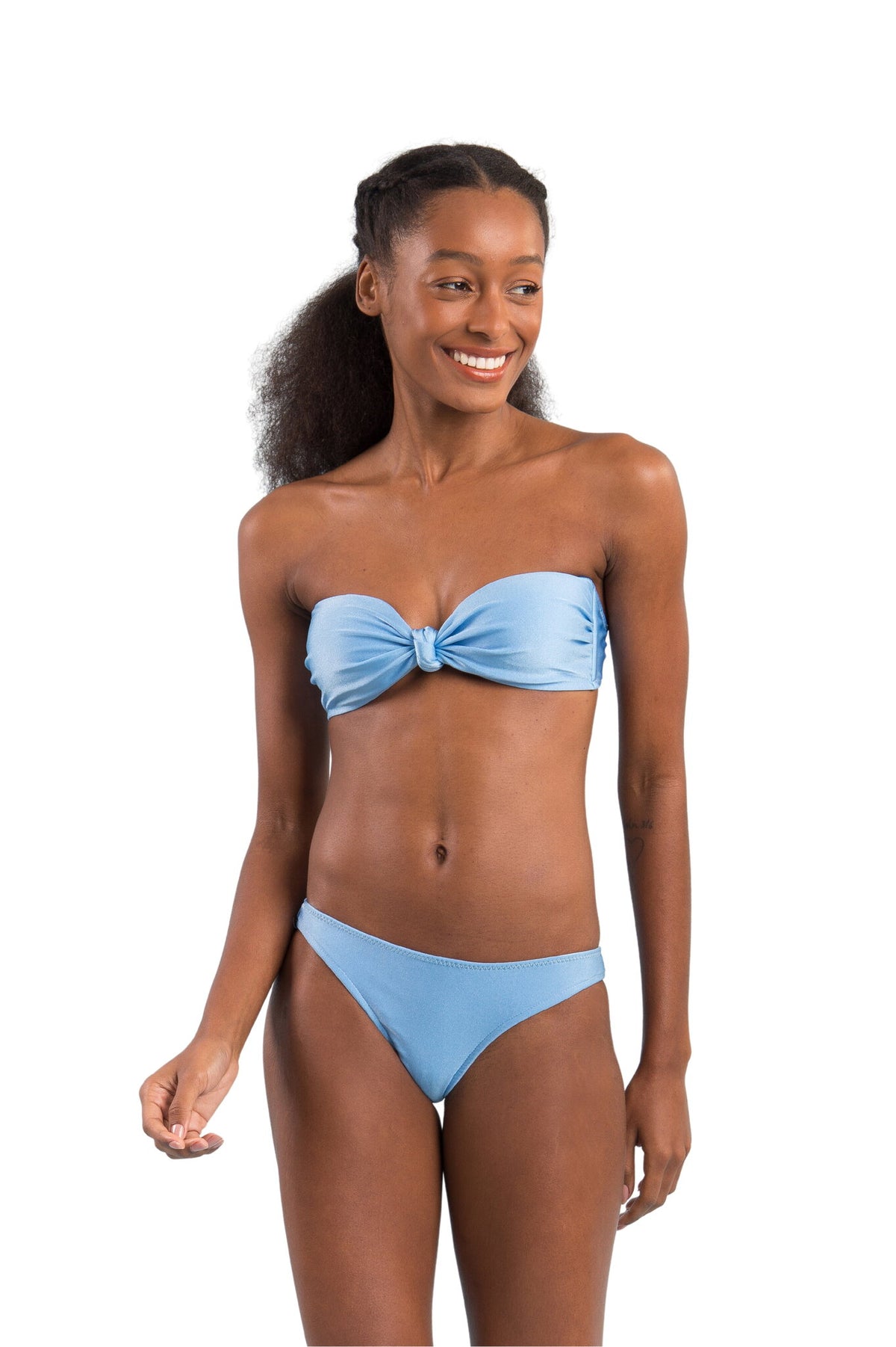 Image 04: Rio De Sol Bikini Tops Top Shimmer-Baltic-Sea Bandeau-Joy