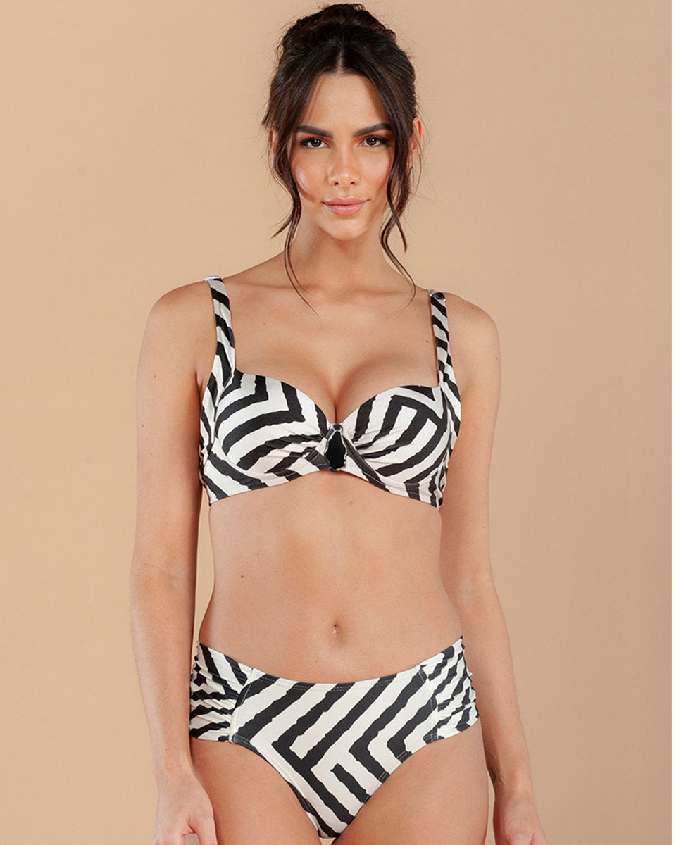 Gallery: Lua Morena Two Piece Swimwear Drapeada Larga Sangueira
