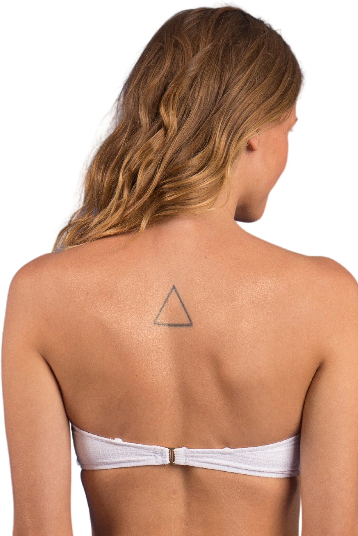 Image 07: Rio De Sol Bikini Tops Top Bora-White Bandeau-Joy