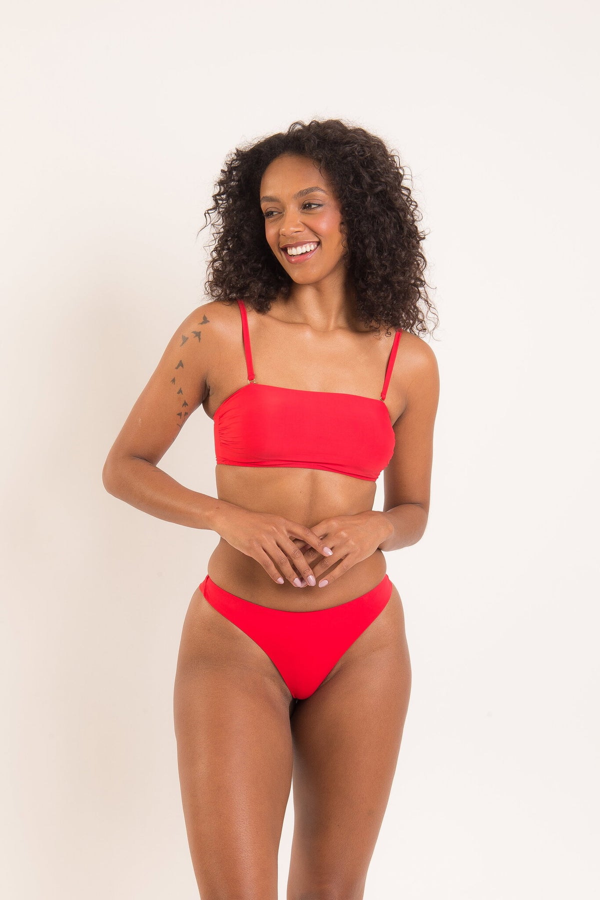 Image 04: Rio De Sol Bikini Bottoms Bottom Rouge Nice-Fio