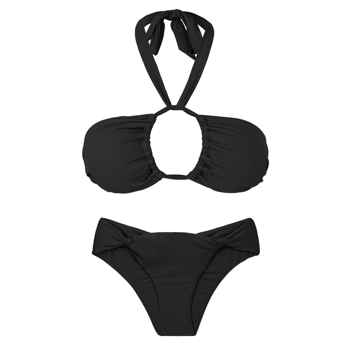 Product Back: Rio De Sol Two Piece Swimwear Set Nero Mel