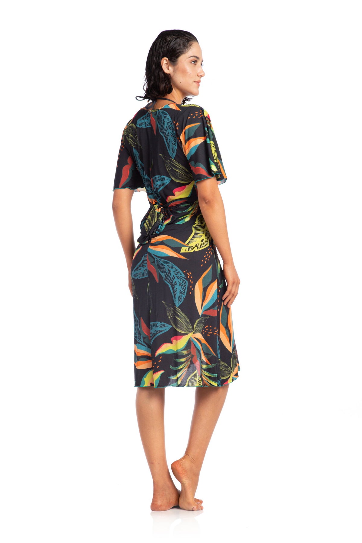 Model Back: La Playa Midi Dresses Borboleta Jardins