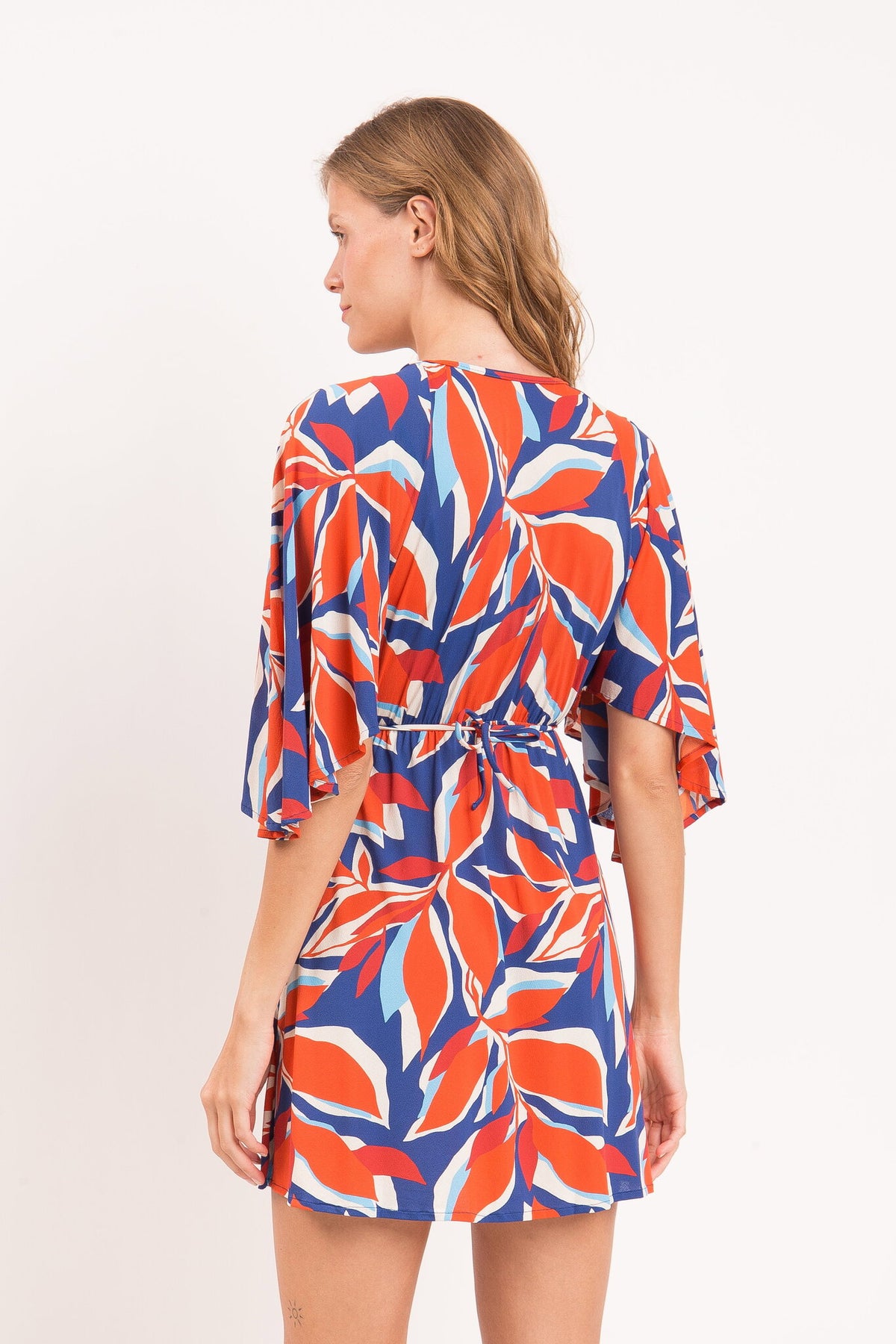 Model Back: Rio De Sol Mini Dresses Leaves Mini Dress