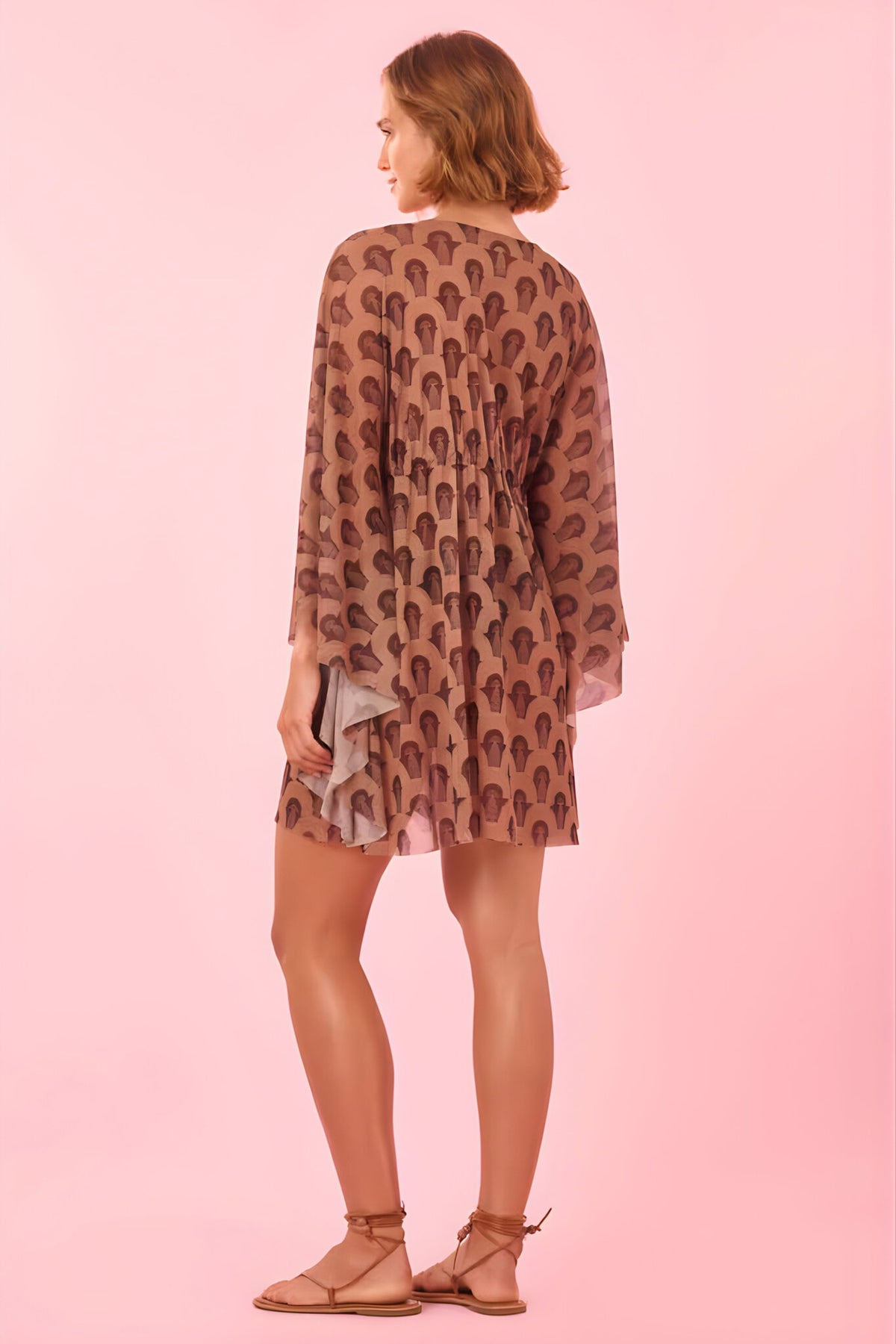 Model Back: Blueman Kaftans And Kimonos Makani Kaftan