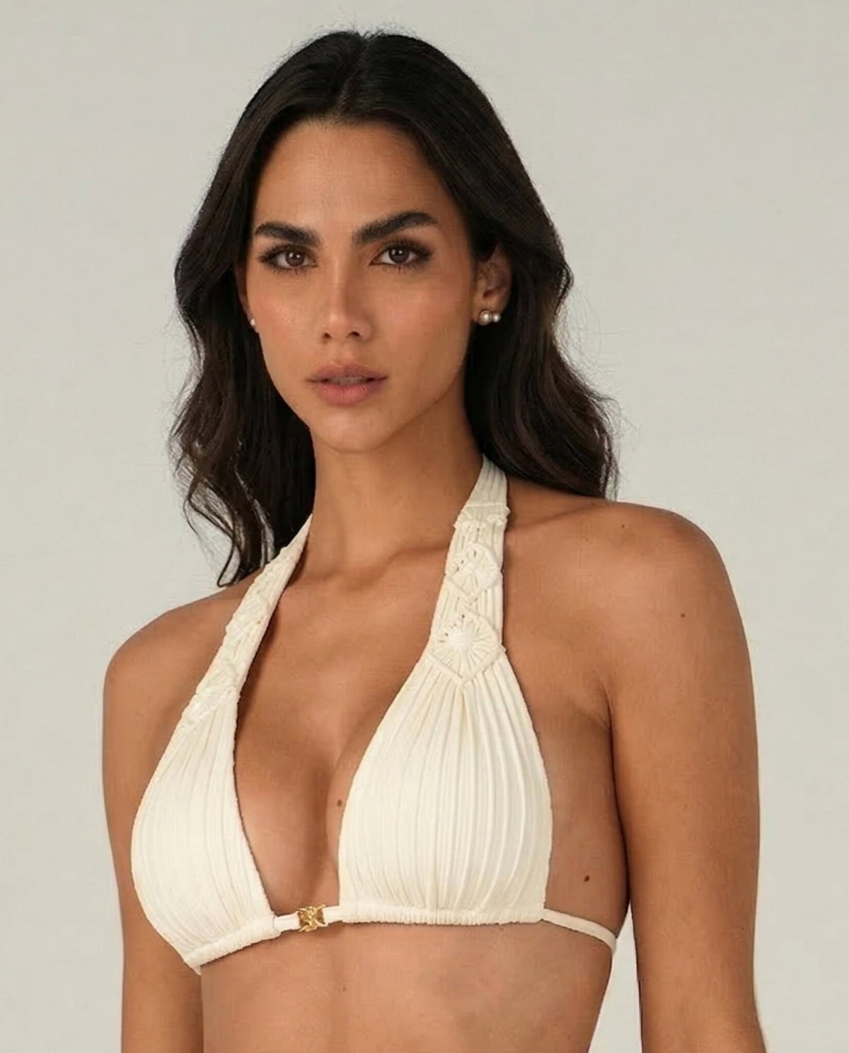 Gallery: Lua Morena Bikini Tops Top Areia Triangulo-Alongado-Macrame