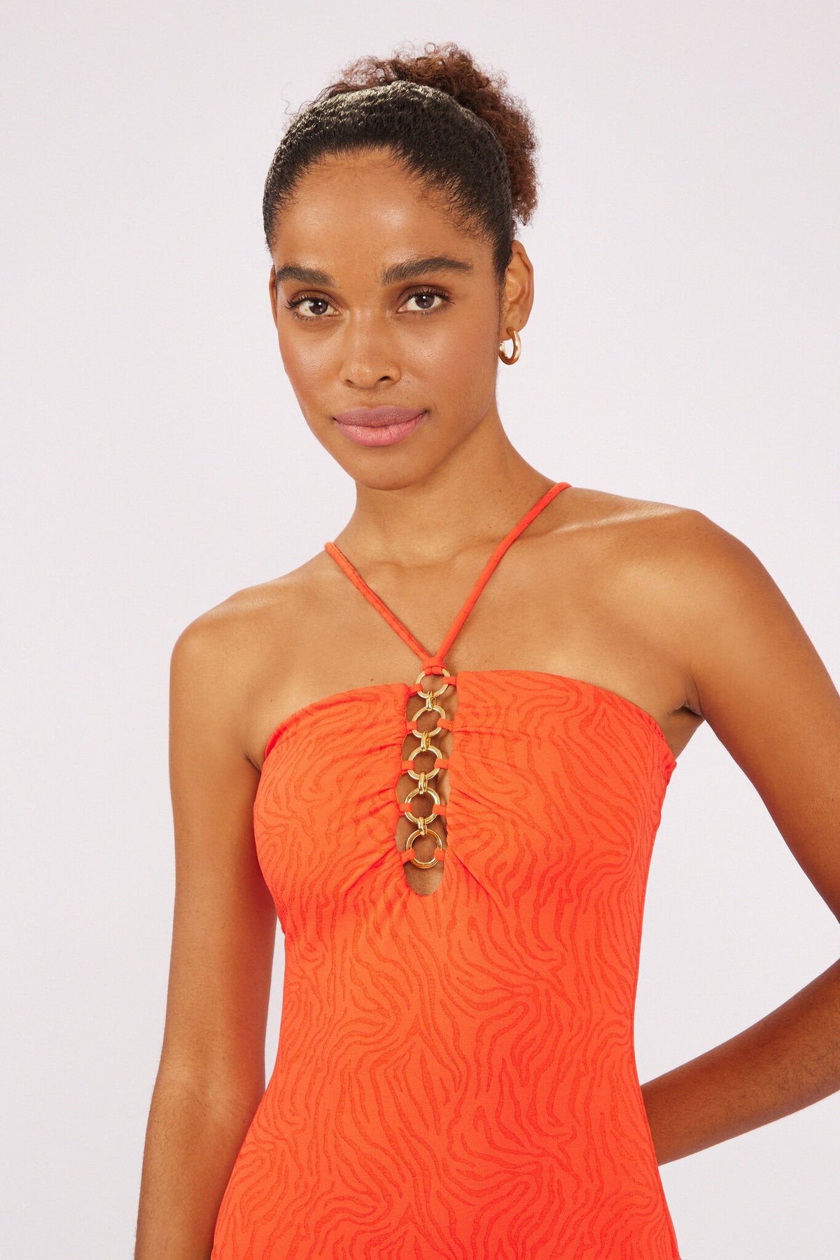 Image 02: Blueman One Piece Swimsuits Laranja Maio Duna