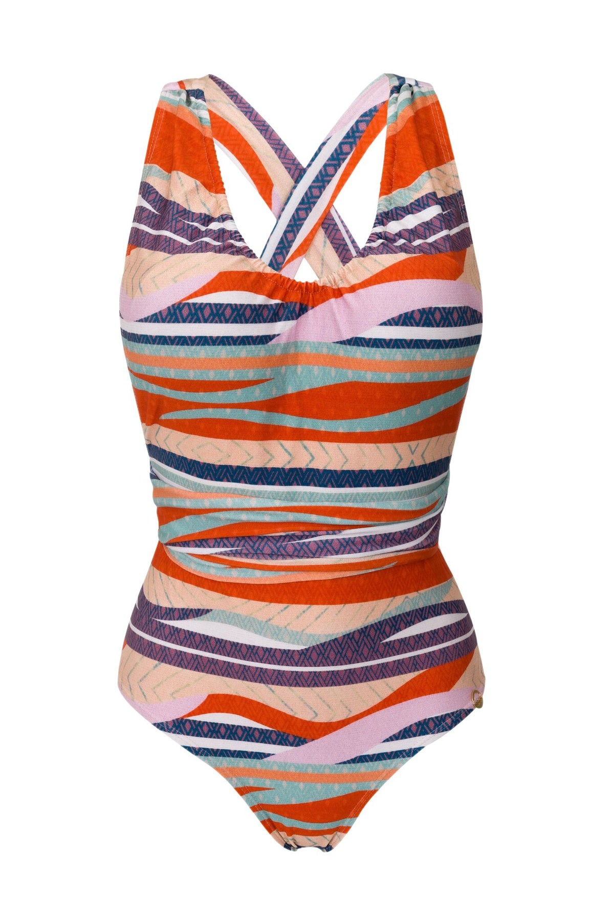 Model Front: La Playa One Piece Swimsuits Maio Navy