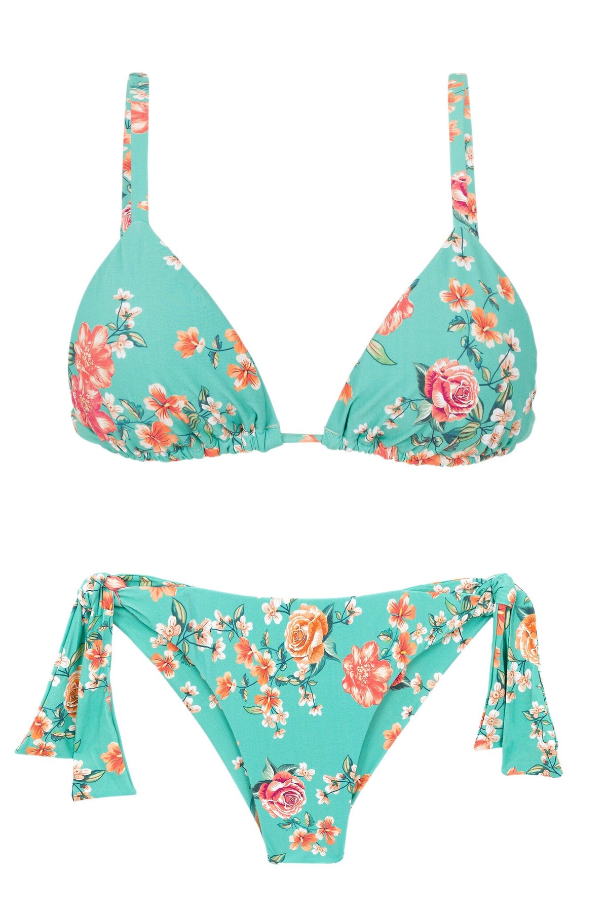 Product Front: Rio De Sol Two Piece Swimwear Set Botanic Tri-Inv Italy