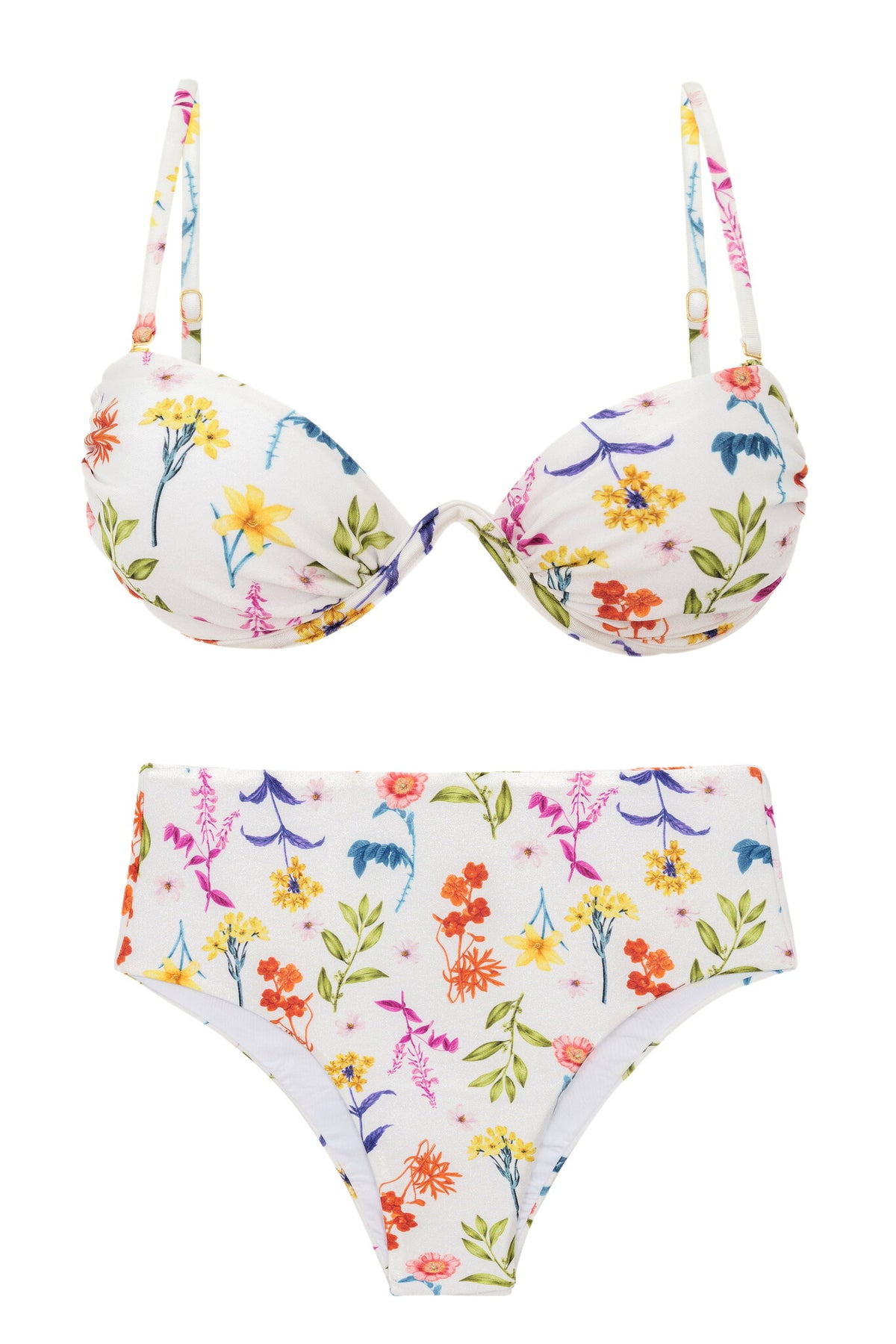 Product Front: Rio De Sol Two Piece Swimwear Set Countryside Kyra Hotpants