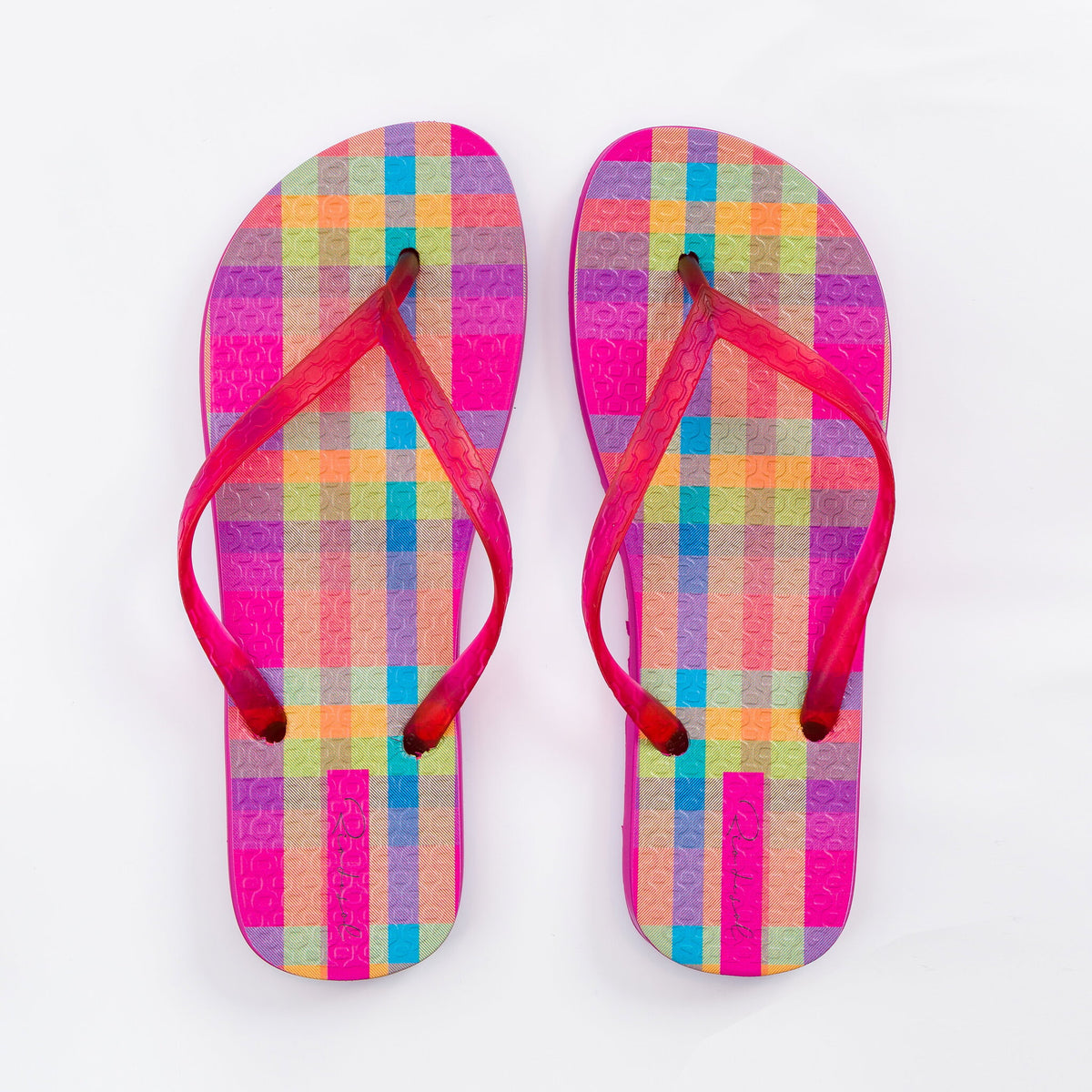 Product Front: Rio De Sol Flip-Flops Tulip-Garden Slim