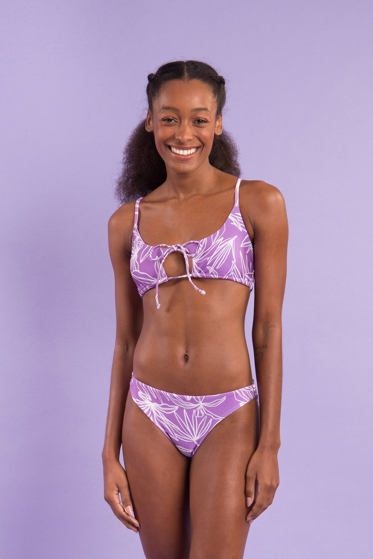 Image 08: Rio De Sol Bikini Bottoms Bottom Trail-Purple Essential-Comfy