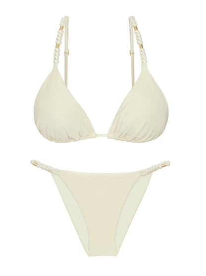 Product Front: Rio De Sol Two Piece Swimwear Set Malibu-Natural Lia-Noa Essential-Noa