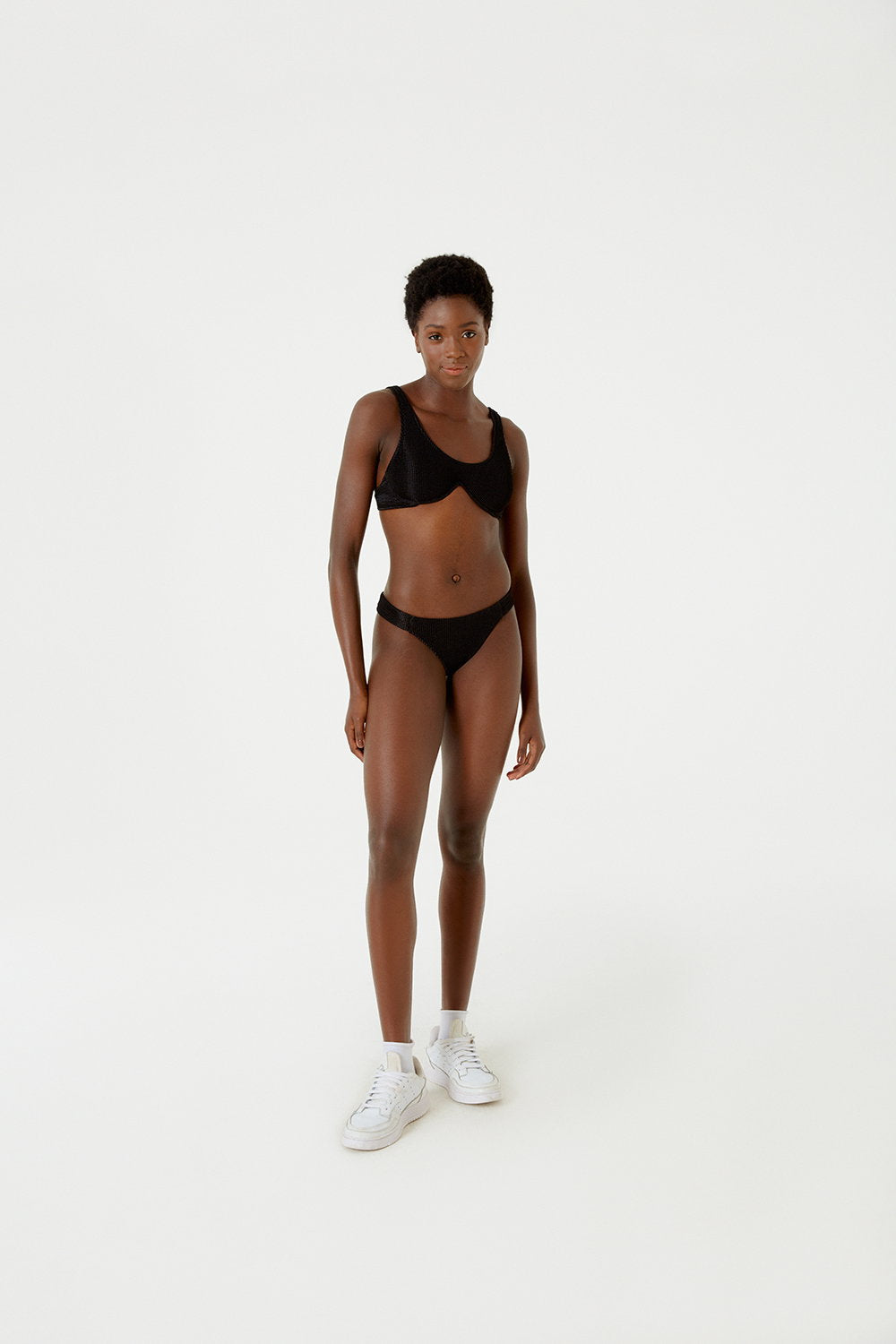 Image 05: Blueman Bikini Tops Top Wavy Shine Preto