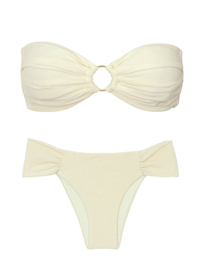 Product Front: Rio De Sol Two Piece Swimwear Set Malibu-Natural Mavi Baobi