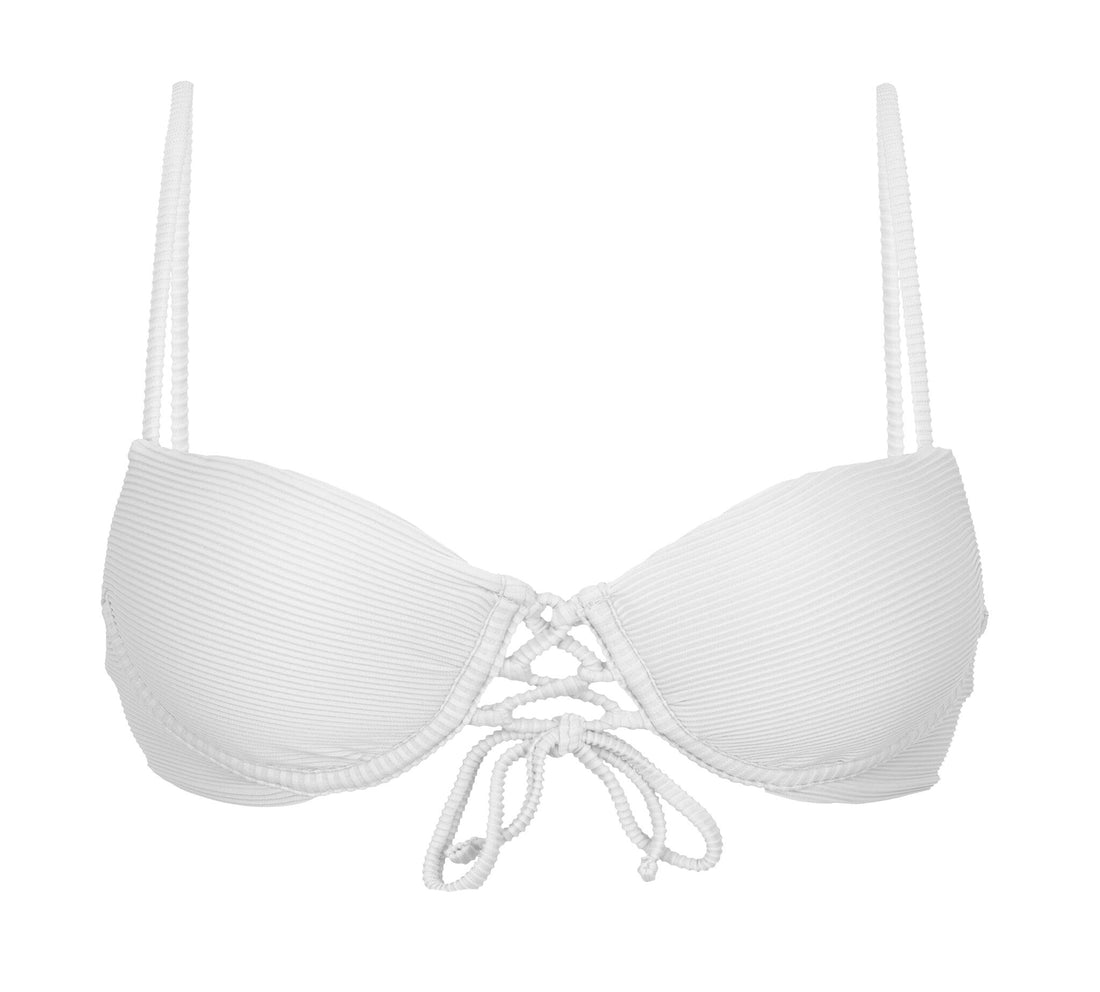 Product Front: Rio De Sol Bikini Tops Top Cotele-Branco Balconet-Pushup