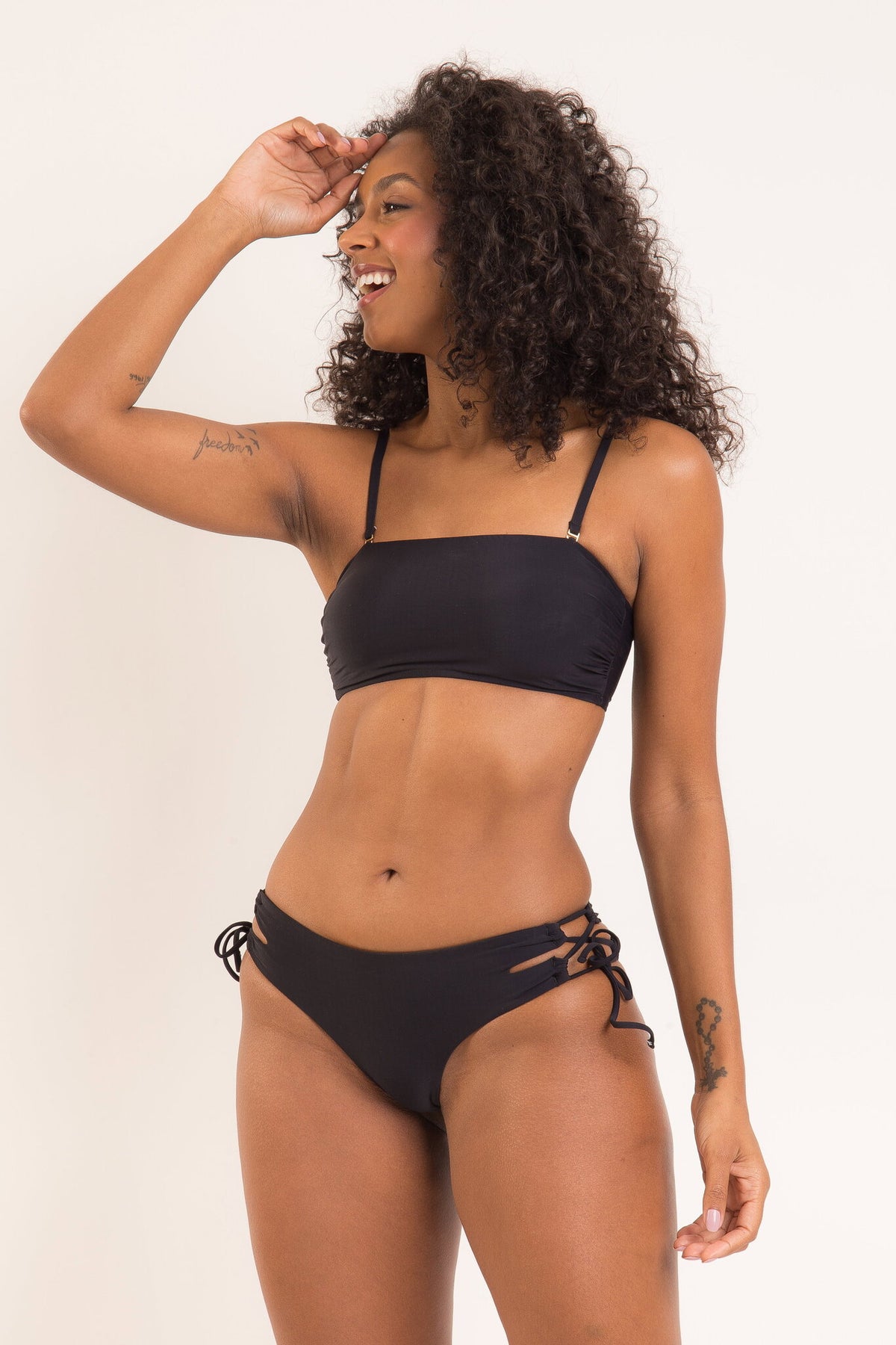 Image 09: Rio De Sol Bikini Bottoms Bottom Nero Madrid