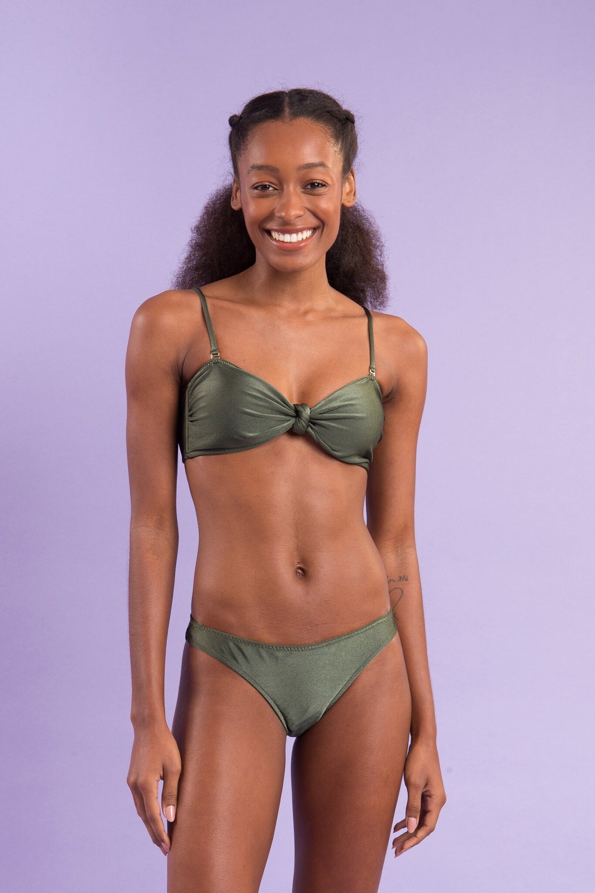 Image 12: Rio De Sol Two Piece Swimwear Set Croco Bandeau-Joy Essential