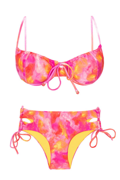 Product Front: Rio De Sol Two Piece Swimwear Set Joyful Balconet-Tie Madrid