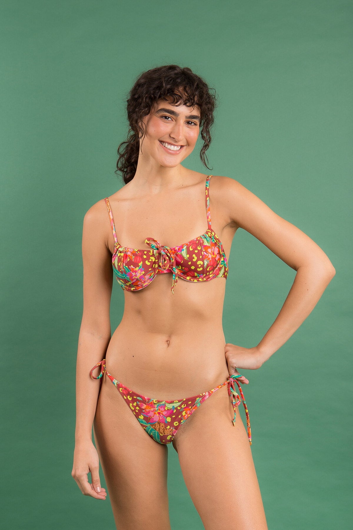 Image 10: Rio De Sol Bikini Tops Top Tropics Balconet-Tie