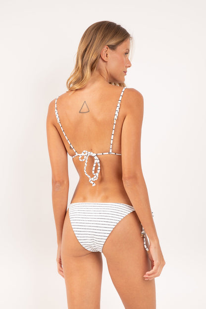 Model Back: Rio De Sol Bikini Bottoms Bottom Linea-White Ibiza-Comfy
