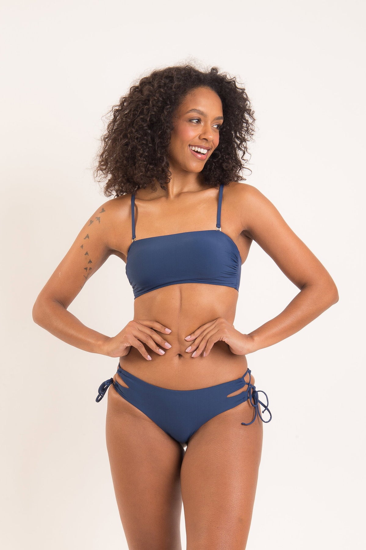 Image 07: Rio De Sol Bikini Bottoms Bottom Navy Madrid