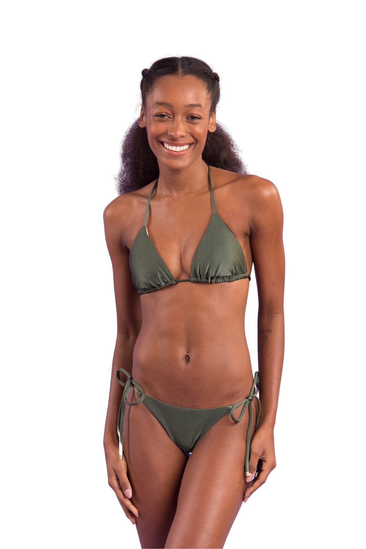 Model Front: Rio De Sol Bikini Tops Top Croco Tri-Inv