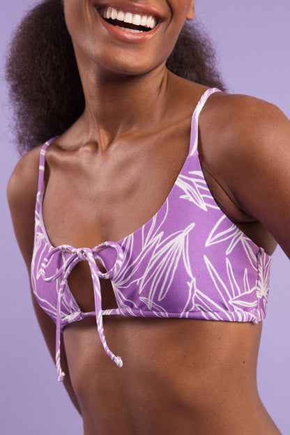 Image 08: Rio De Sol Bikini Tops Top Trail-Purple Tank-Tie