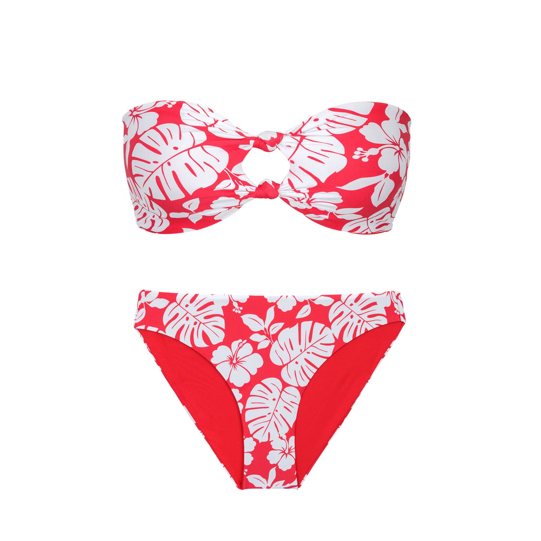 Product Front: Wednesday In Hawaii By Rio De Sol Two Piece Swimwear Set Pua-Hibiscus Lani Waikiki