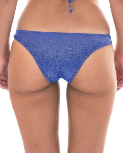 Model Back: Rio De Sol Bikini Bottoms Calcinha Radiante Azul Marinho Cropped