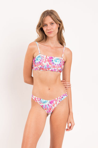 Image 08: Rio De Sol Bikini Tops Top Splash Bandeau-Reto
