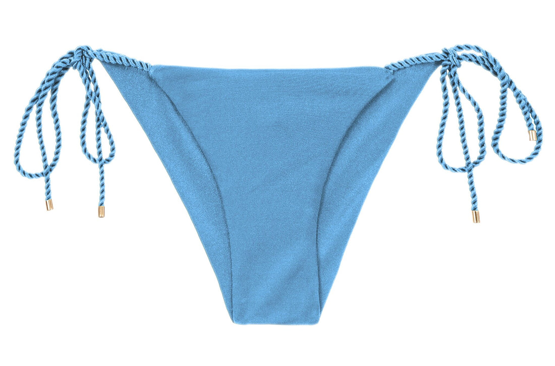 Product Front: Rio De Sol Bikini Bottoms Bottom Shimmer-Baltic-Sea Cheeky-Rope