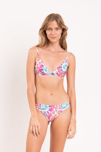 Model Front: Rio De Sol Bikini Bottoms Bottom Splash Essential-Comfy