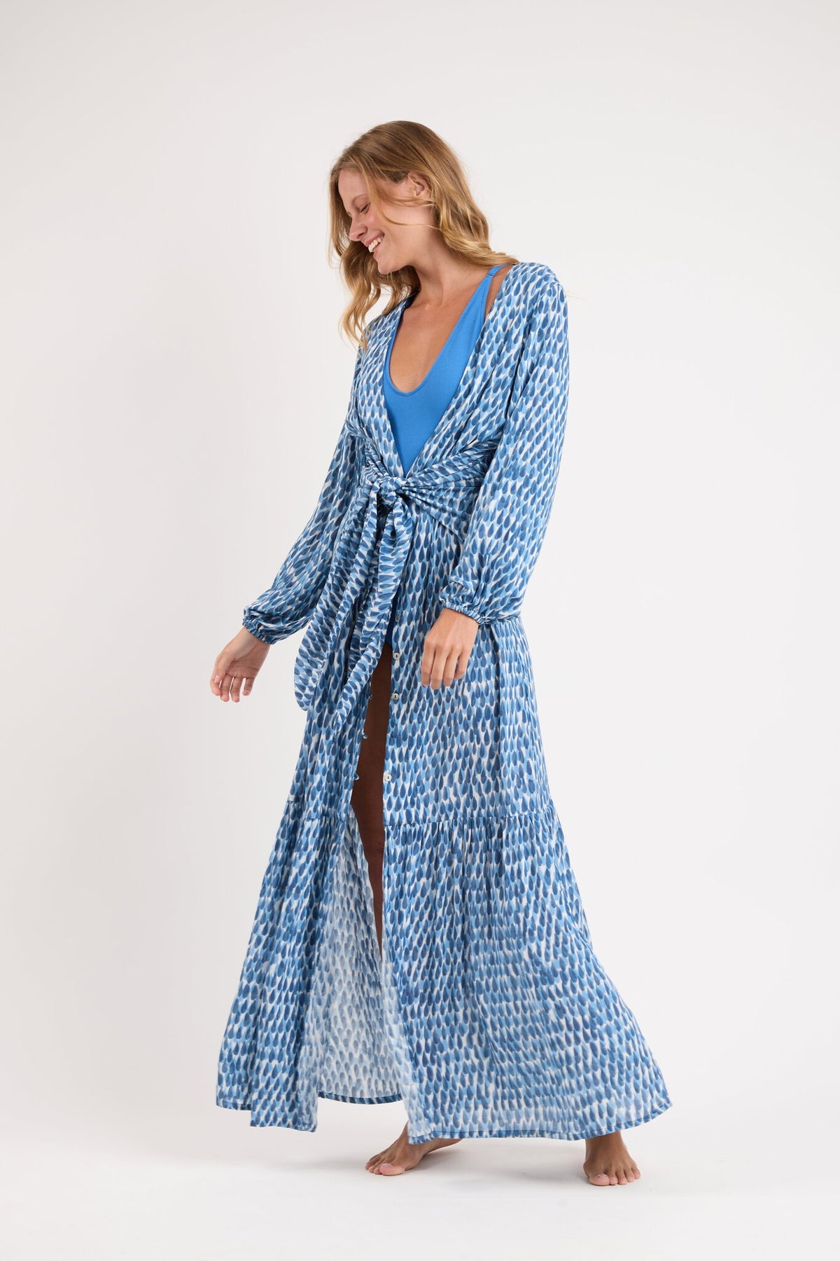 Image 02: Rio De Sol Maxi Dresses Chuva Long Dress Verona